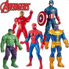 Bonecos Marvel Vingadores Kit 5 Personagens Hasbro Original - F1395