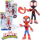 Bonecos Miles Morales e Homem Aranha Spidey Amazing Friends