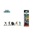 Bonecos Nano Metal Figs DC Comics Com 5 Personagens