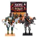 Bonecos Sos Commandos Tony Turner Vs Bad Ninja Gulliver 0894