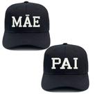 Bonés Bordados - Mãe e Pai