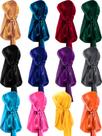 Bonés Durag Geyoga Velvet, 12 peças para homens e mulheres de 360 ondas