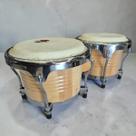 Bongo De Madeira Natural Clara 6,5'' X 7,5'' Ianni He-101