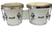 Bongo Torelli Branco 7x8 Com Pele Animal Tb011