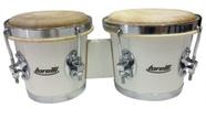 Bongo Torelli Branco 7x8 Com Pele Animal Tb011