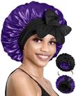 Bonnet Sleeping Bonnet QUEEN Silk Bonnet para mulheres com cabelos encaracolados