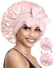 Bonnet Sleeping Bonnet QUEEN Silk Bonnet para mulheres com cabelos encaracolados