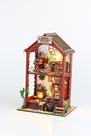 Book Nook Kit XYUYTOEI Wooden Diorama Craft em escala 1:24