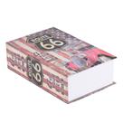 Book Safe Box Qioni Creative Dictionary com fechadura combinada