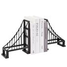 Bookends MyGift Decorative Suspension Bridge Design Metal