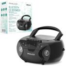 Boombox Bluetooth portátil Philco com leitor de CD/cassete