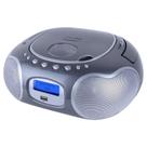 Boombox portátil de CD/MP3 HANNLOMAX HX-309CD com Bluetooth - Cinza