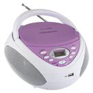 Boombox portátil de CD/MP3 HANNLOMAX HX-326CD com rádio AM/FM