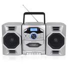 Boombox Portátil Emerson Reproductor de CD y Cassette Radio AM/FM