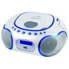 Boombox Portátil HANNLOMAX HX-309CD com Bluetooth, CD e MP3 - Branco