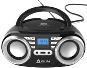 Boombox Portátil KLIM B3 com Bluetooth e Rádio FM - Leitor de CD