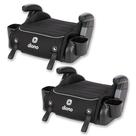 Booster Infantil Diono Connect3 RXT Sem Encosto - Pacote com 2 (Preto)