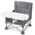 Booster Portátil Bright Starts Pop 'N Sit Cinza (6m-3 anos) Booster Portátil Bright Starts Pop 'N Sit Cinza (6m-3 anos)