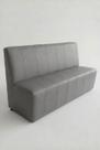 Booth Valencia Premium Design Moderno Luxo - CORANO Cor:CinzaTamanho:1,80m Booth Valencia Premium Design Moderno Luxo - CORANO Cor:CinzaTamanho:1,80m