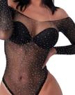 Bora de tule com stras