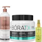 Borabella Cauter Gloss 500ml + Bóratx 1kg + Óleo Argan 60ml