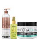 Borabella Cauter Gloss 500ml + Óleo Argan 60ml + Bóratx 300g