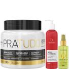 Borabella Máscara Pratudo 1kg + SOS 240ml + Óleo Argan 60ml