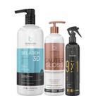Borabella Selagem 3D 1L + Cauter Gloss 500ml + Fluido 300ml