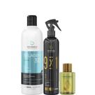 Borabella Selagem 3D 350ml + Fluido 300ml + Óleo Argan 7ml
