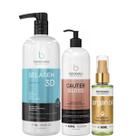 Borabella Selagem Capilar 1L + Cauter 500ml + Argan 60ml