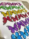 Borboleta 50 und recorte papel fotográfico para topo de bolo e lembrancinhas