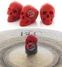 Borboleta D-Tuner Caveira Red Skull Cymbal para estantes de prato padrão 8mm kit com 3 unidades