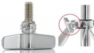 Borboleta Liverpool tipo Macho com Rosca 8mm Kit com 2 Unidades para Estantes (11006) Borboleta Liverpool tipo Macho com Rosca 8mm Kit com 2 Unidades para Estantes (11006)