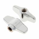 Borboleta Tama Wing Nut WN8P Standard kit com 2 unidades para estantes de prato padrão 8mm