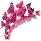 Borboletas 3D Ímã Geladeira Decoração Fashion Adesivo Parede Borboletas 3D Ímã Geladeira Decoração Fashion Adesivo Parede