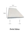 Borda Atérmica Para Piscina 50x25x2,5x1,5cm Salinas Fendi- Areia de Quartzo Ind. CImentícia