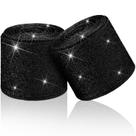 Borda com fio Ribbon Cindeer Christmas Glitter 6,3 cm x 9,2 m preta Borda com fio Ribbon Cindeer Christmas Glitter 6,3 cm x 9,2 m preta