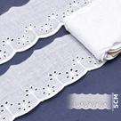 Bordado Inglês BA029 Branco - 5,0 cm - 100% Algodão