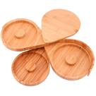 Bordeador De Taças E Copos Em Bambu Para Drink Com 3 Bases - Mimo Style
