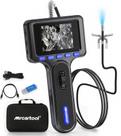 Borescópio Articulado Bidirecional com Luz, Câmera Endoscópica Industrial com Sonda Articulada de 6,25 mm, Escopo de Inspeção Snake IP67 à Prova d'Água para Mecânico, Aeronaves e Motores Automotivos Borescópio Articulado Bidirecional com Luz, Câmera Endoscópica Industrial com Sonda Articulada de 6,25 mm, Escopo de Inspeção Snake IP67 à Prova d'Água para Mecânico, Aeronaves e Motores Automotivos