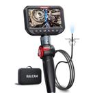 Borescópio Articulado Ralcam com Dupla Lente 5", Sonda Fina de 6,5mm, Câmera de Inspeção Endoscópica Articulada com Cabo Flexível de 1,5m para Motor, Automotivo, HVAC e Tubulação