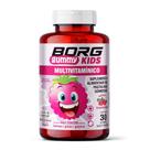 Borg Gummy Kids Multivitamínico Sabor Framboesa Mlabb 30 Gomas Mastigáveis