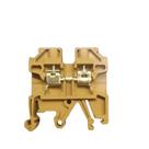 BORNE DE PASSAGEM - AKB 2,5 - (CABO 4mm) - MINI - BEGE - (24A) (PCTE COM 15 UNID