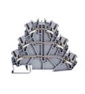 Borne Triplo BTWI Push In Com Mola 24A 2,5mm² Weg