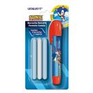 Borracha Apertar Tipo Caneta Retrátil Sonic Suporte +3 Refil - Leonora