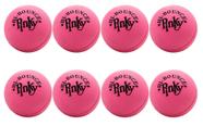 Borracha Bouncy Ball JA-RU Hi-Bounce Pinky Ball para crianças (pacote com 8)