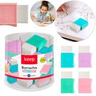 Borracha Branca Escolar Pastel Colors Keep Caixa 24 Un
