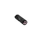 Borracha Colorida Puppy TRIS Preto