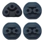 Borracha Coxim Escapamento Fiat Strada 1998 A 2020 Kit 4 Pçs