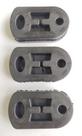 Borracha Coxim Escapamento Peugeot 206 Kit 3 Peças